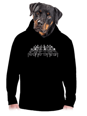 Cimrman: Debil, blbeček pánská mikina klokanka Black