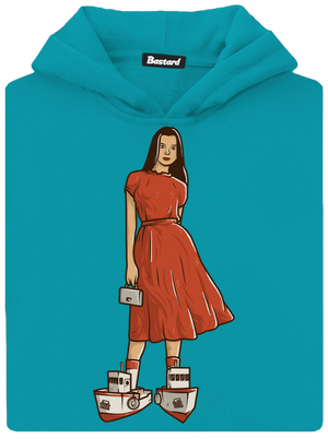 Lodičky dětská mikina klokanka Hawaiian Blue