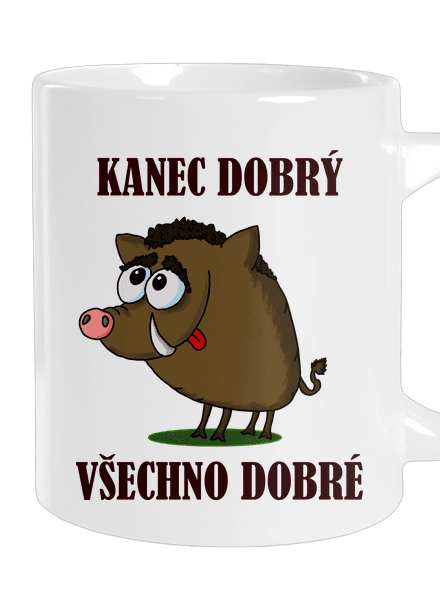 Kanec dobrý velký hrnek White