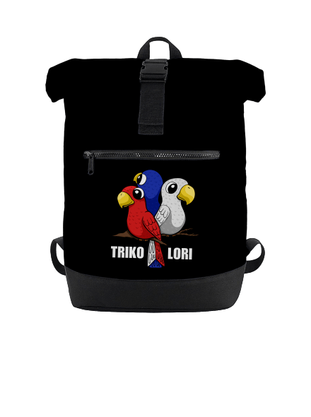 Trikolori batoh Black