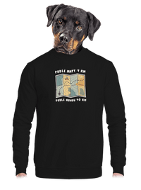 unisex mikina bez kapuce