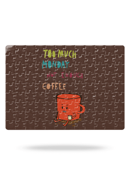 Pondělní kafe puzzle White
