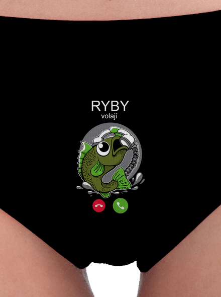 Ryby volají dámské kalhotky Black