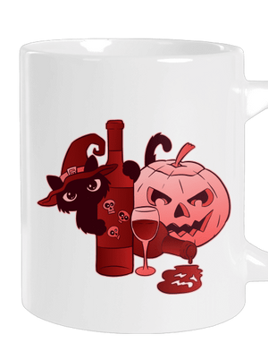 Hello, víno velký hrnek White