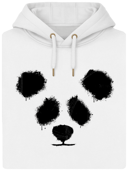 Panda unisex mikina premium Snowwhite