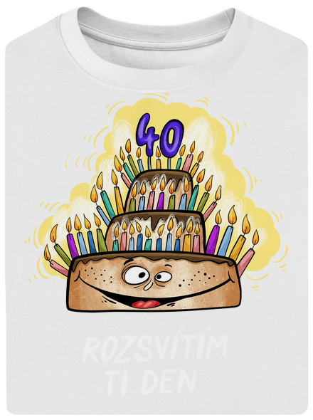 Rozsvítím ti den unisex tričko oversized White
