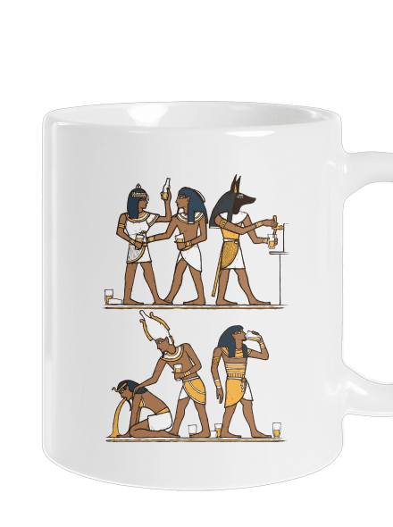 Egyptská párty klasický hrnek White