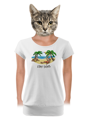 dámské tričko s lemem