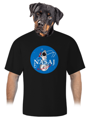 Nasaj unisex tričko oversized Black