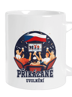 Přikázané uvolnění velký hrnek White