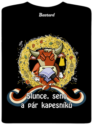 Slunce, seno a pár kapesníků pánské tričko Black