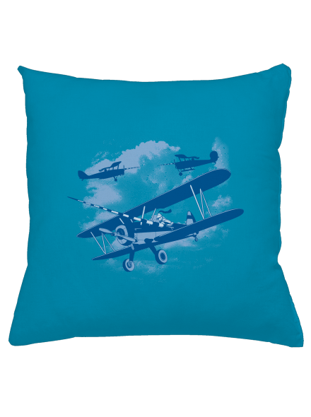 Rytíři nebes polštář Blue Turquoise