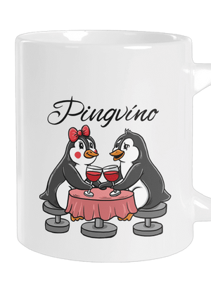Pingvíno velký hrnek White