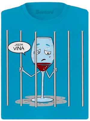 Jsem vinen dámské sportovní tričko Blue Atol