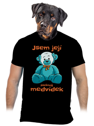Plešový medvídek pánské tričko Black