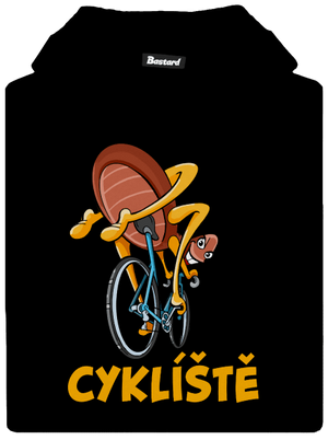 Cyklíště dětská mikina klokanka Black