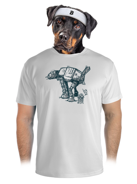 AT-AT pánské sportovní tričko White