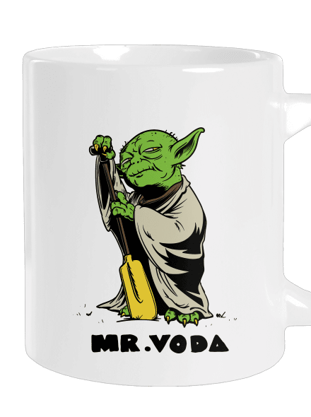 Mr. Voda velký hrnek White