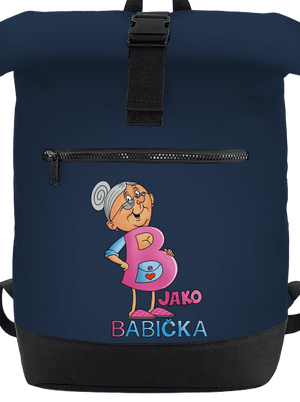 B jako babička batoh French Navy