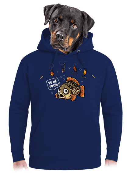 To mě potěr unisex mikina premium Navy