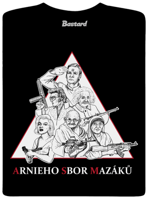 Arnieho sbor mazáků  pánské dlouhý rukáv Black