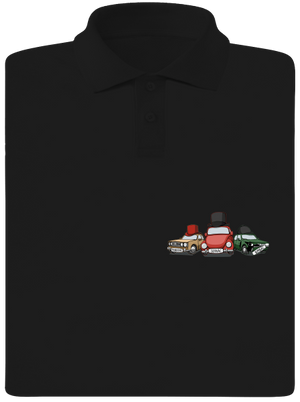 Tři veteráni pánská polokošile Black