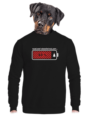 unisex mikina bez kapuce