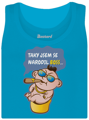 Boss dámské tílko klasické Blue Atol