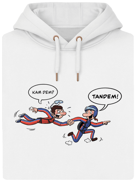 Tandem unisex mikina premium Snowwhite