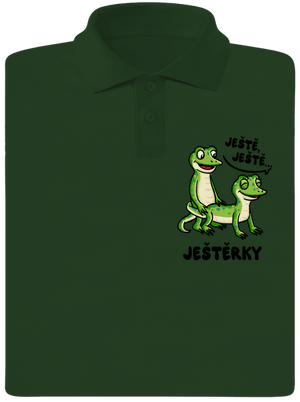 Ještě, ještě pánská polokošile Bottle Green Mal