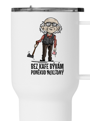 Neklidný bez kafe termohrnek White