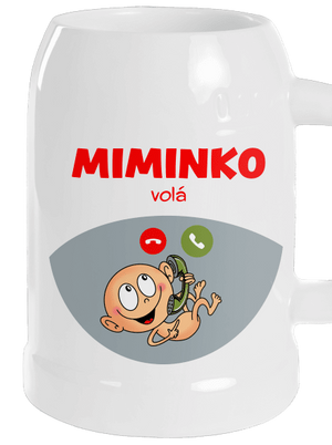 Miminko volá půllitr White