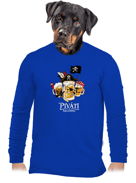 Piváti z Kalibiku pánské dlouhý rukáv Royal Blue