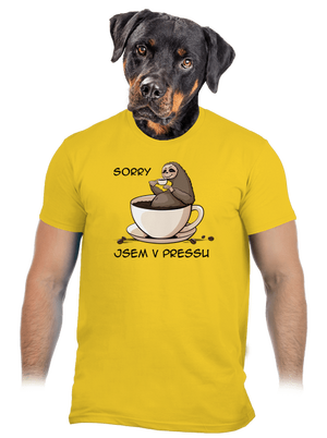 V pressu pánské tričko Gold