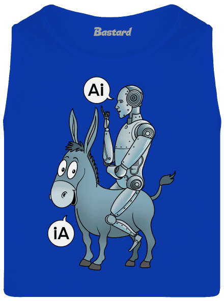 Osel a AI pánské tílko Royal Blue