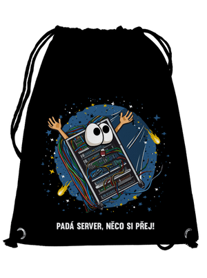 Padá server vak Black