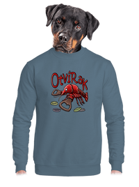 unisex mikina bez kapuce