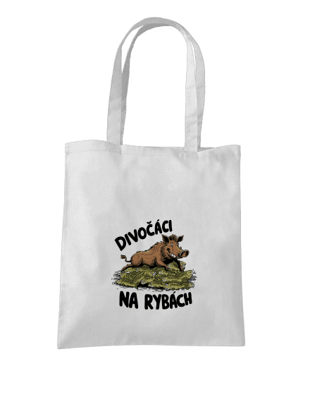 Divočáci na rybách taška White