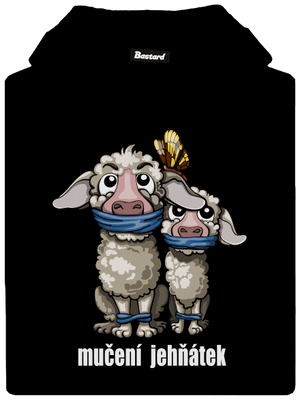 Mučení jehňátek dámská mikina klokanka Black