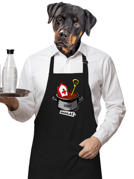 Miguláš zástěra Black