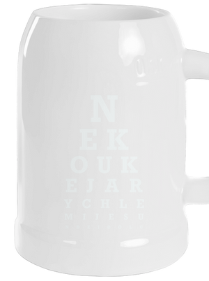 Nekoukej půllitr White