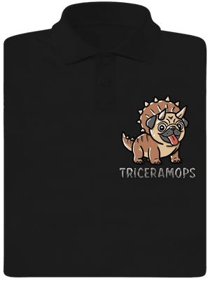 Triceramops pánská polokošile Black