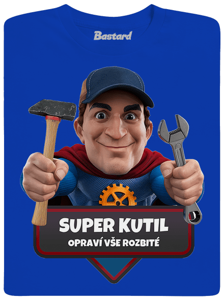Super táta dětské tričko Royal Blue