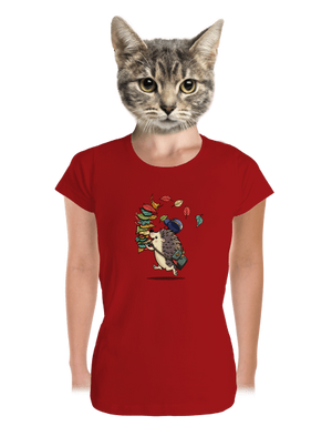 Listonoš dámské tričko premium Red Mal