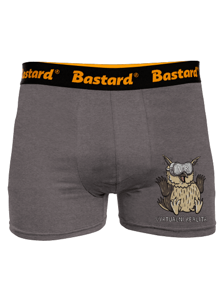Výrtuální realita boxerky Gray Melange