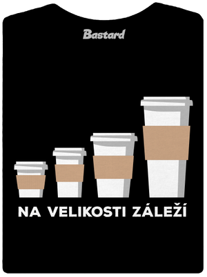 Na velikosti záleží dámské tričko premium Black