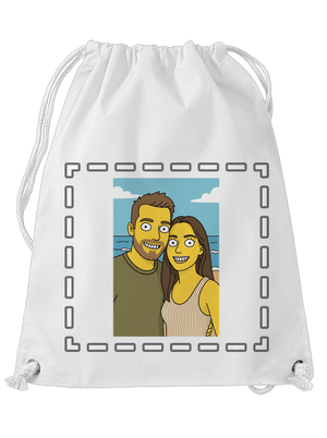 Simpsonovi z vlastní fotky vak White