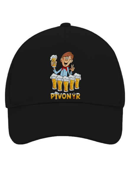 Pivonýr a pivonýrka kšiltovka baseballka Black