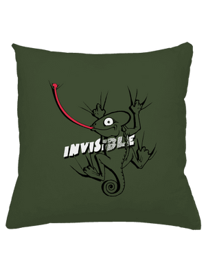 Invisible chameleon polštář Olive Green
