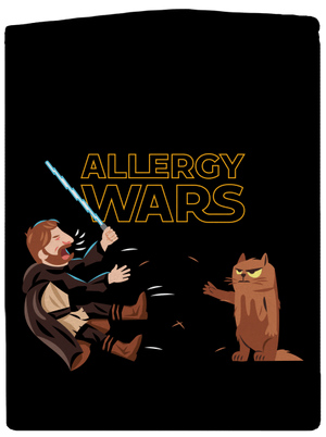 Allergy Wars dámská mikina na zip Black